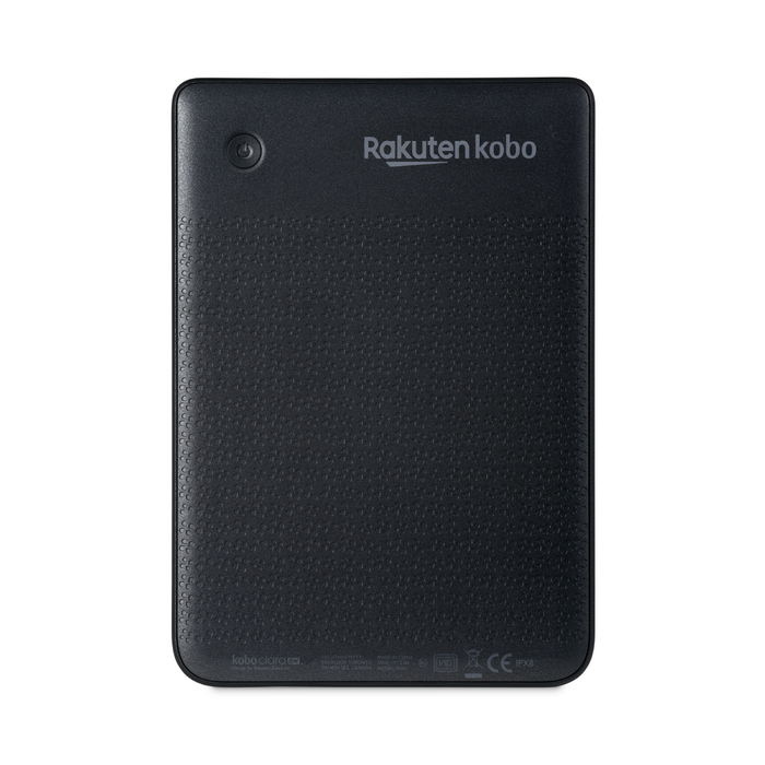 Black Kobo Clara BW back view.